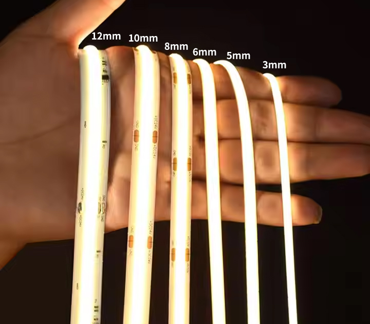 COB灯带宽度不同有什么区别？广东法仕特专业解析